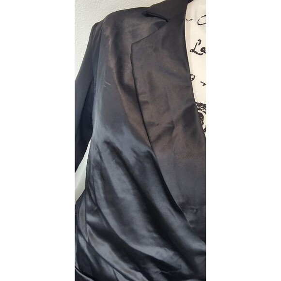 Beulah Women's Assymetrical Wrap Side Button Pleated Blazer Size M/L $206 NWT - Picture 2 of 16